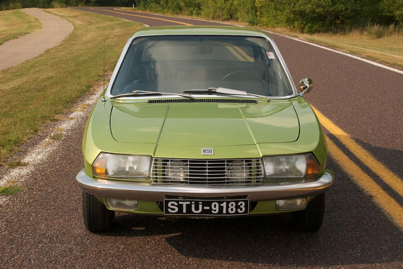 Illustration for article titled This NSU Ro 80 Is A Lime Green Rotary Powered Dream Machine